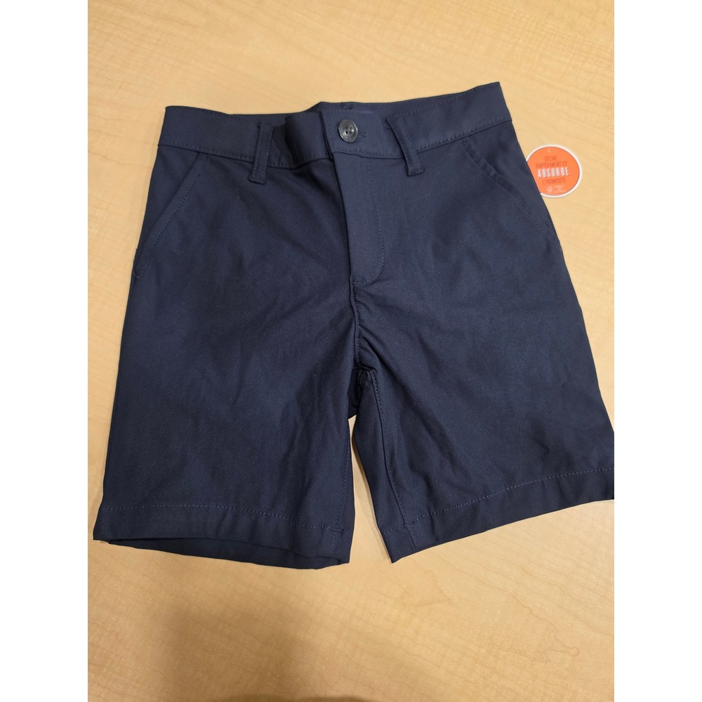The Childrens Place Boys New Navy Quick Dry Uniform Chino Shorts Size 7 NWT
